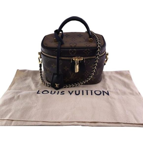 Louis Vuitton Vanity Reverse Monogram Canvas Calf Leather PM Shoulder Bag - Picture 5 of 6